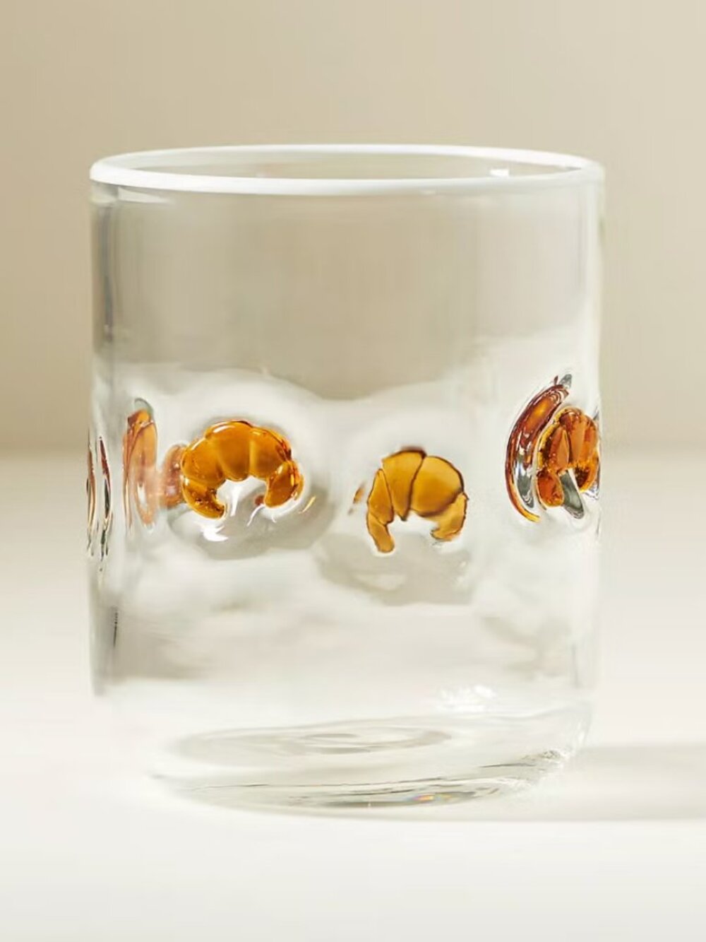 Anthropologie Croissant Icon Juice Glass